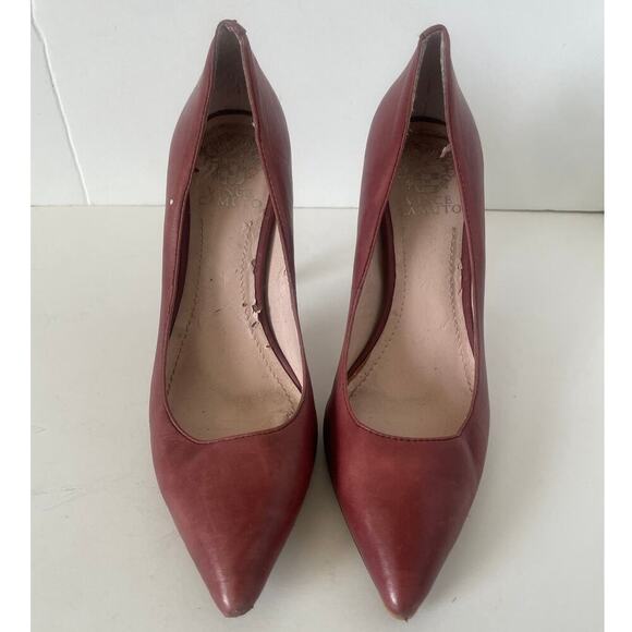 Vince Camuto Rust Red Pointy Toe Pumps • Size 7.5 - Picture 2 of 6